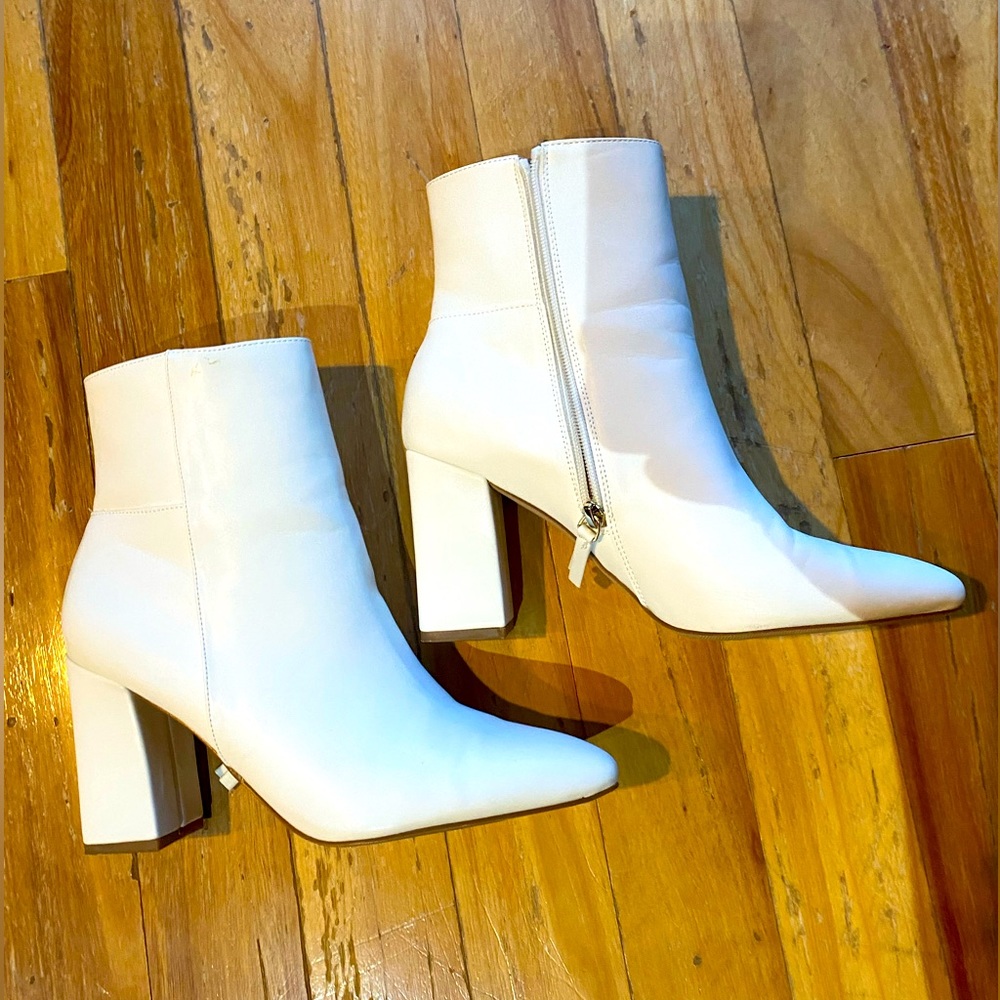 White Madden Girl Booties